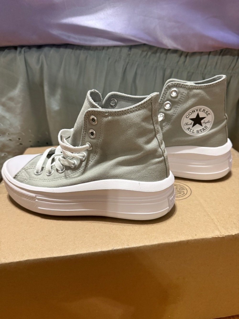 Converse Chuck Taylor All Star Move Platform in Gray